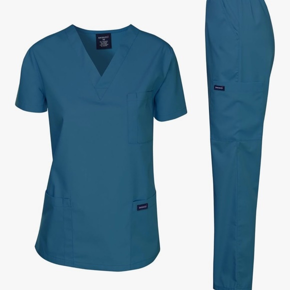 Blue Scrub Set Size Small - Picture 3 of 7